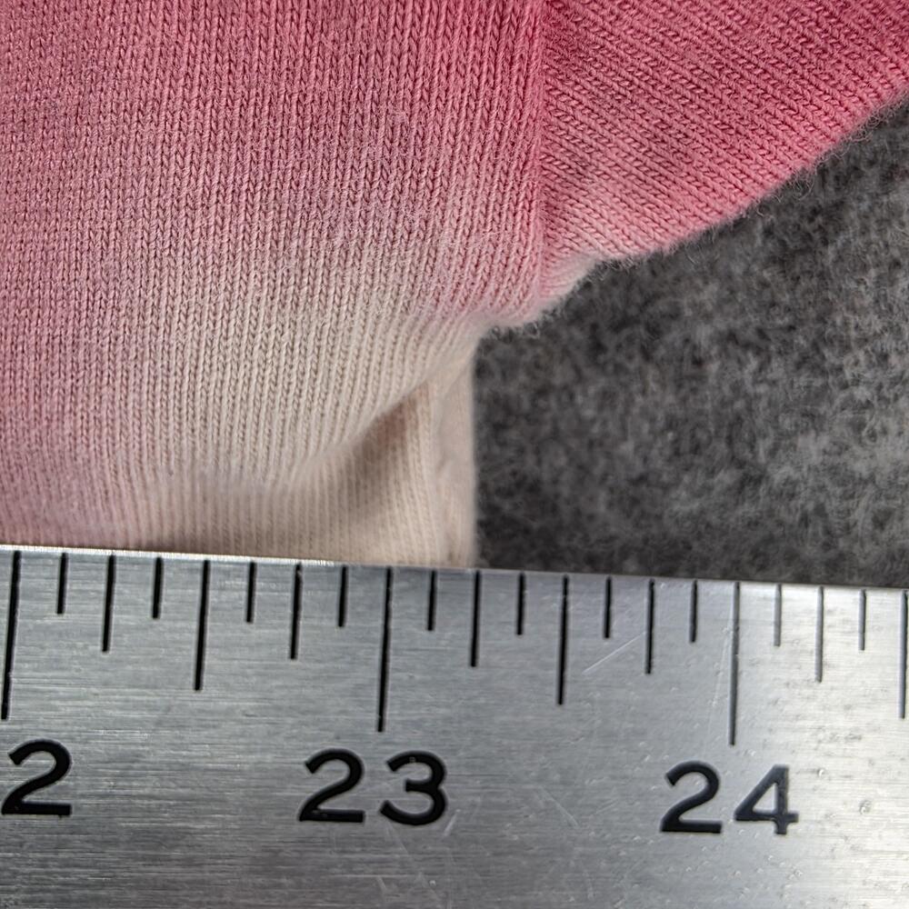Judith March T-Shirt Womens S Pink Colorblock Sequin Crew Neck Relaxed Cotton - Picture 3 of 7